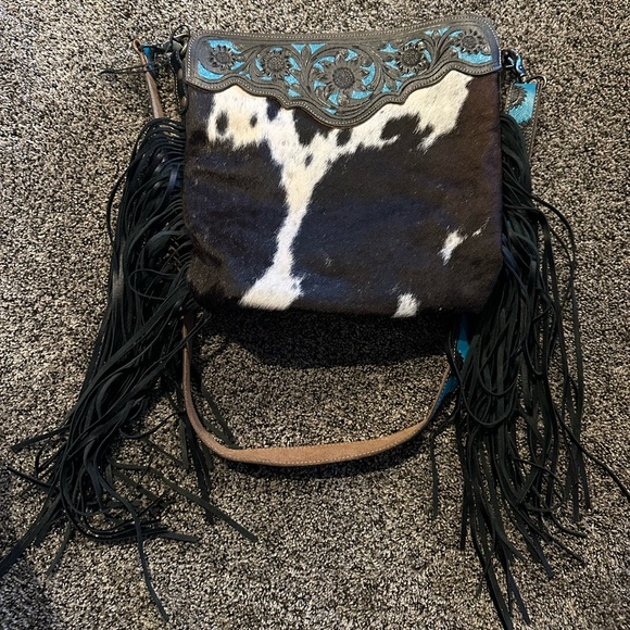 Cowhide Myra crossbody bag - Picture 1 of 4